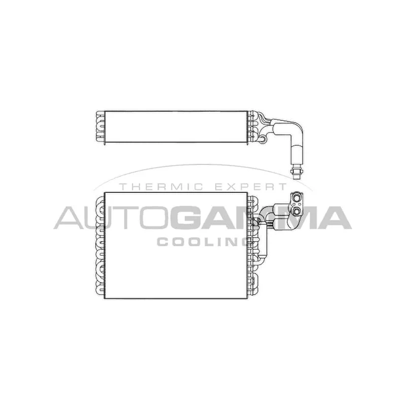 Évaporateur climatisation AUTOGAMMA 112034