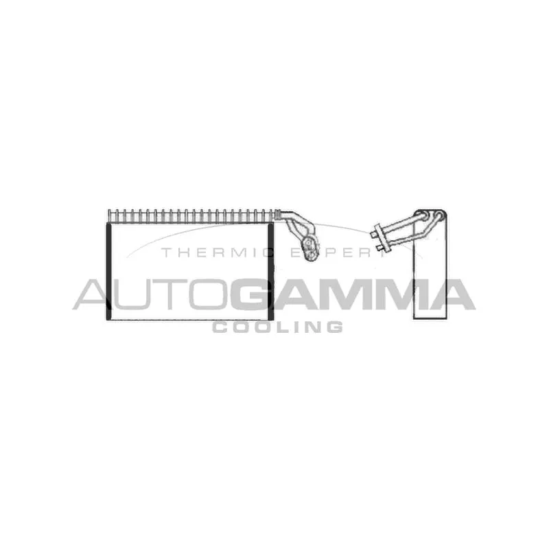 Évaporateur climatisation AUTOGAMMA 112038