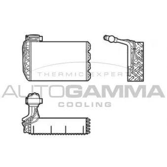 Évaporateur climatisation AUTOGAMMA 112046