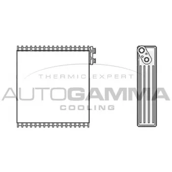 Évaporateur climatisation AUTOGAMMA 112064