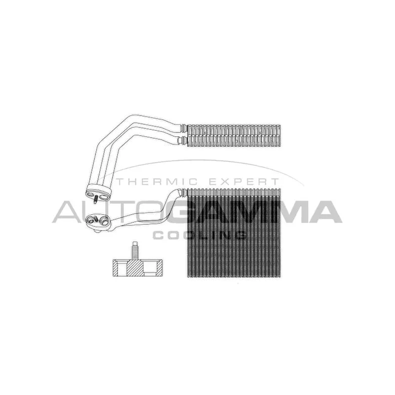 Évaporateur climatisation AUTOGAMMA 112072