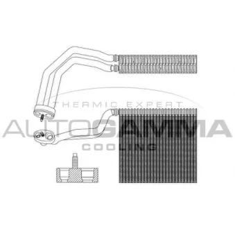 Évaporateur climatisation AUTOGAMMA 112073