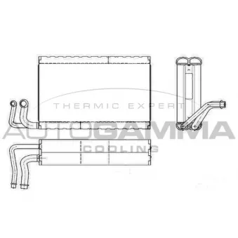 Évaporateur climatisation AUTOGAMMA 112081