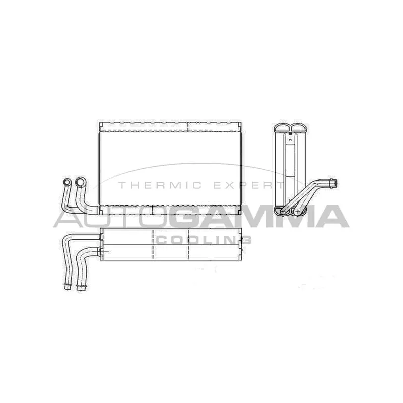 Évaporateur climatisation AUTOGAMMA 112081