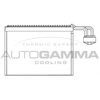 Évaporateur climatisation AUTOGAMMA 112082