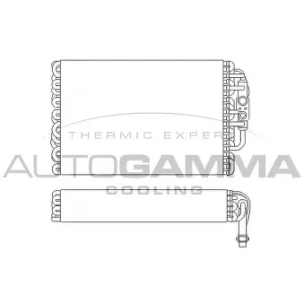 Évaporateur climatisation AUTOGAMMA 112083