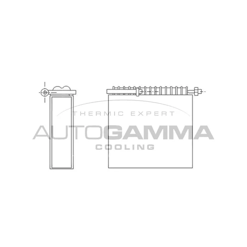 Évaporateur climatisation AUTOGAMMA 112098