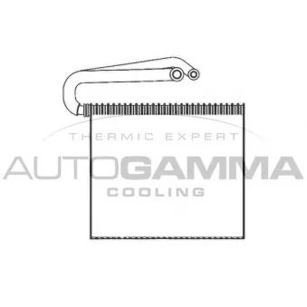 Évaporateur climatisation AUTOGAMMA 112099