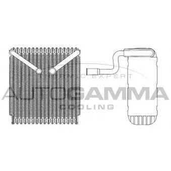Évaporateur climatisation AUTOGAMMA 112100