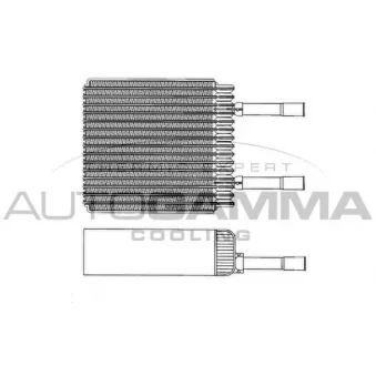 Évaporateur climatisation AUTOGAMMA 112101