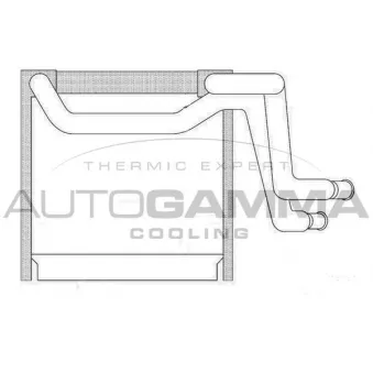 Évaporateur climatisation AUTOGAMMA 112104