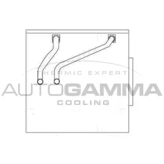 Évaporateur climatisation AUTOGAMMA 112107