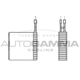 Évaporateur climatisation AUTOGAMMA 112138