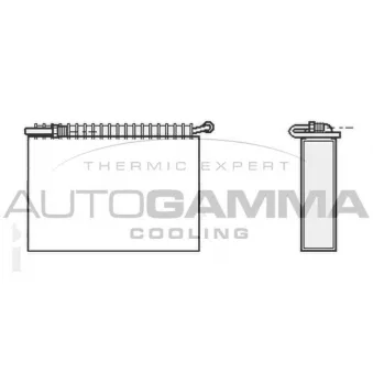 Évaporateur climatisation AUTOGAMMA