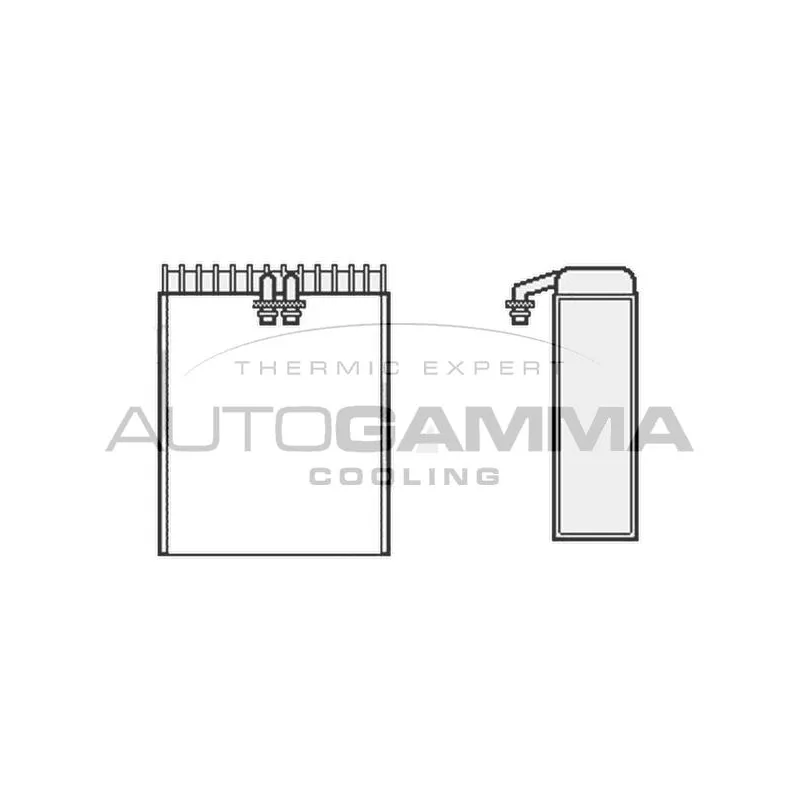 Évaporateur climatisation AUTOGAMMA 112147
