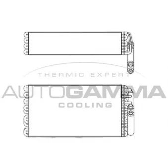 Évaporateur climatisation AUTOGAMMA 112162