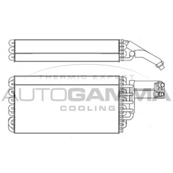 Évaporateur climatisation AUTOGAMMA 112163
