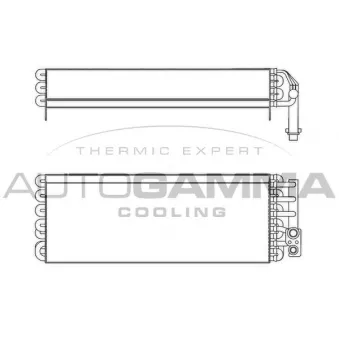 Évaporateur climatisation AUTOGAMMA 112164