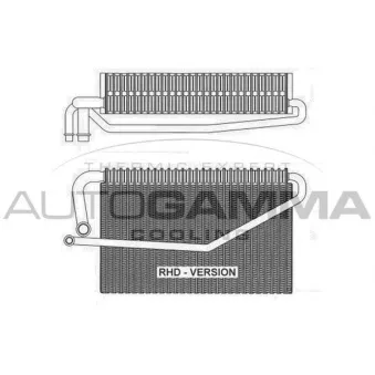 Évaporateur climatisation AUTOGAMMA 112165