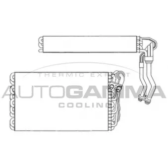 Évaporateur climatisation AUTOGAMMA 112169