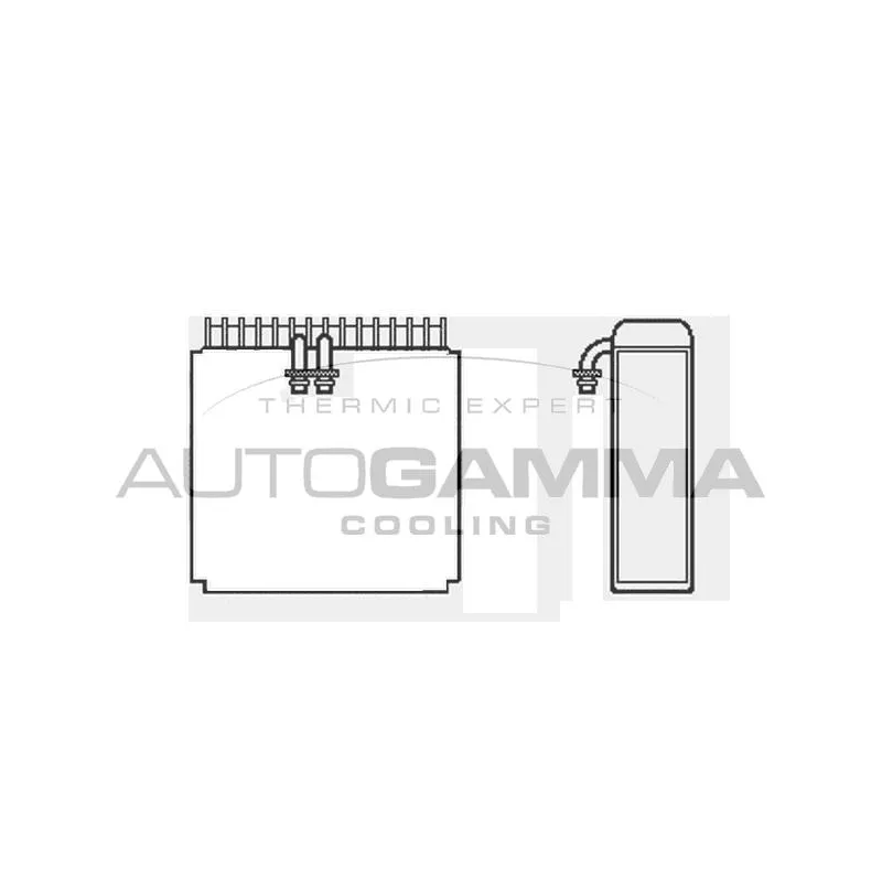 Évaporateur climatisation AUTOGAMMA 112206