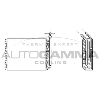 Évaporateur climatisation AUTOGAMMA 112215