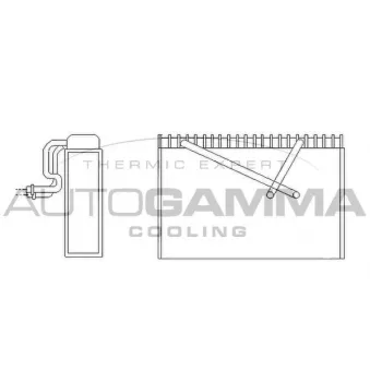 Évaporateur climatisation AUTOGAMMA 112216