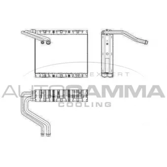 Évaporateur climatisation AUTOGAMMA 112222