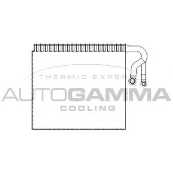 Évaporateur climatisation AUTOGAMMA 112223