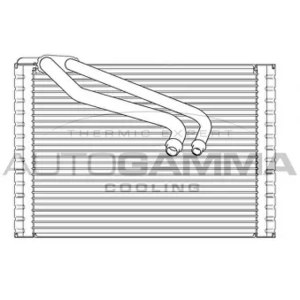 Évaporateur climatisation AUTOGAMMA 112241