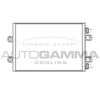Condenseur, climatisation AUTOGAMMA 304906