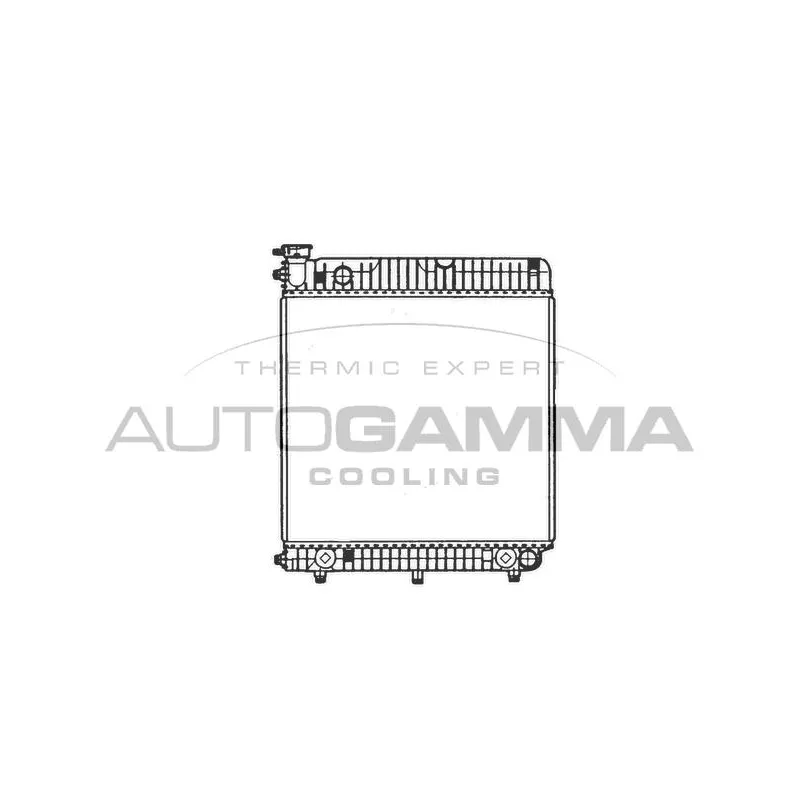 Radiateur, refroidissement du moteur AUTOGAMMA 402006