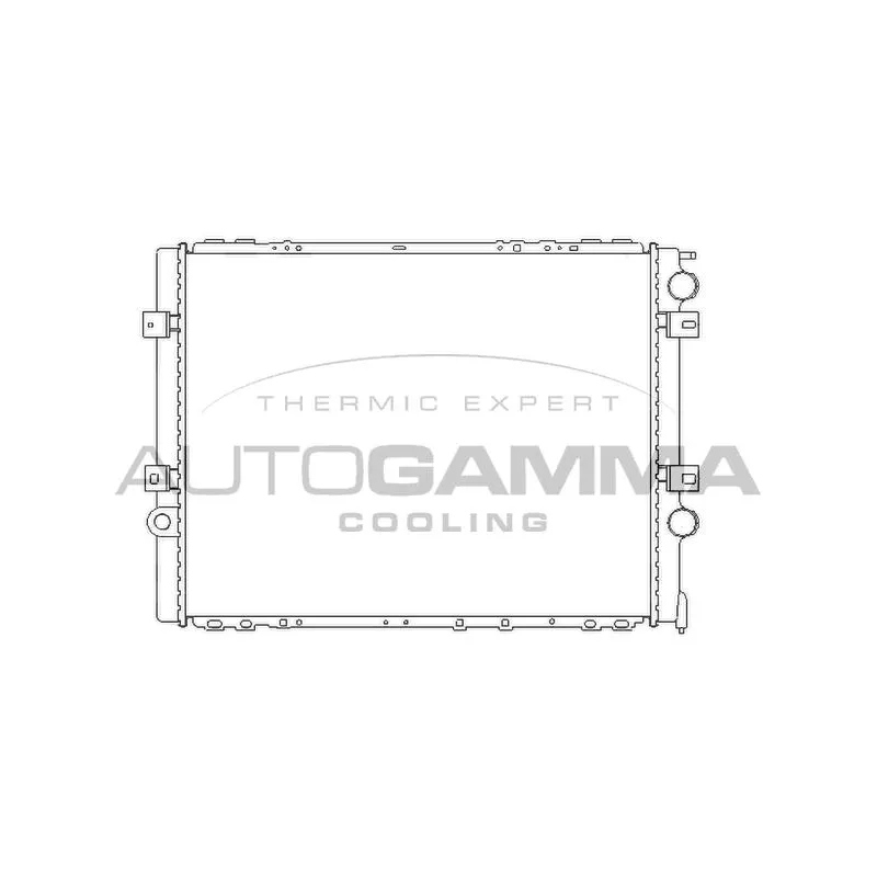 Radiateur, refroidissement du moteur AUTOGAMMA 403622