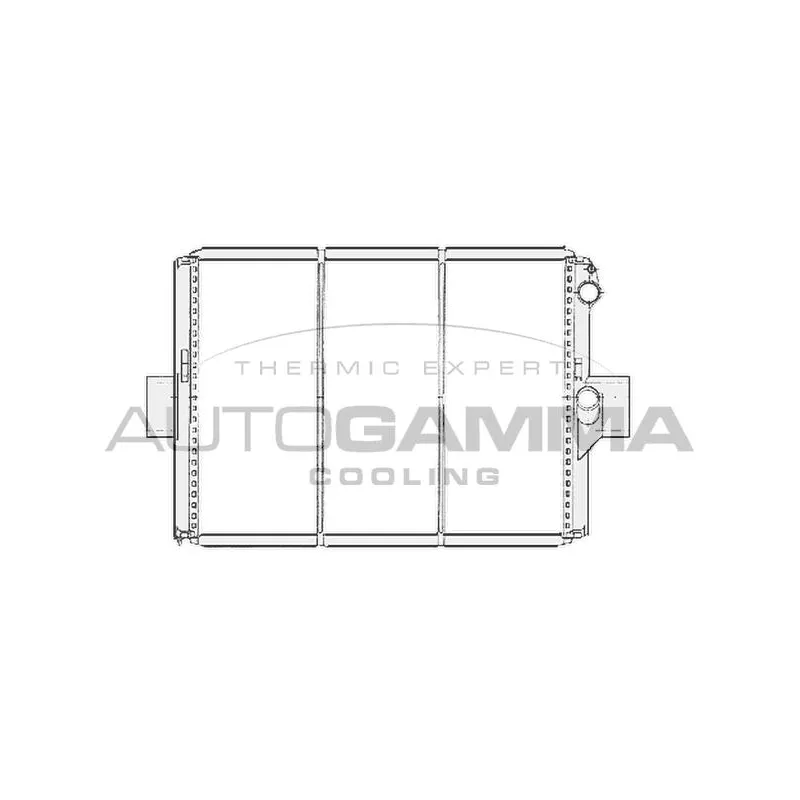 Radiateur, refroidissement du moteur AUTOGAMMA 404056