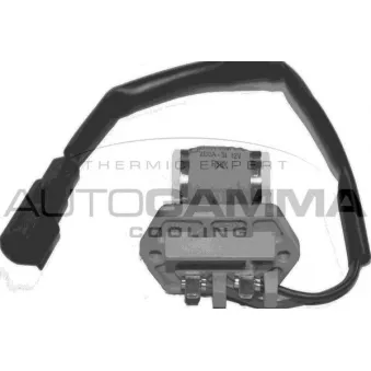 Résistance de série, moteur électrique-ventilateur du radiat AUTOGAMMA