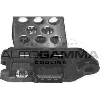 Résistance de série, moteur électrique-ventilateur du radiat AUTOGAMMA GA15631
