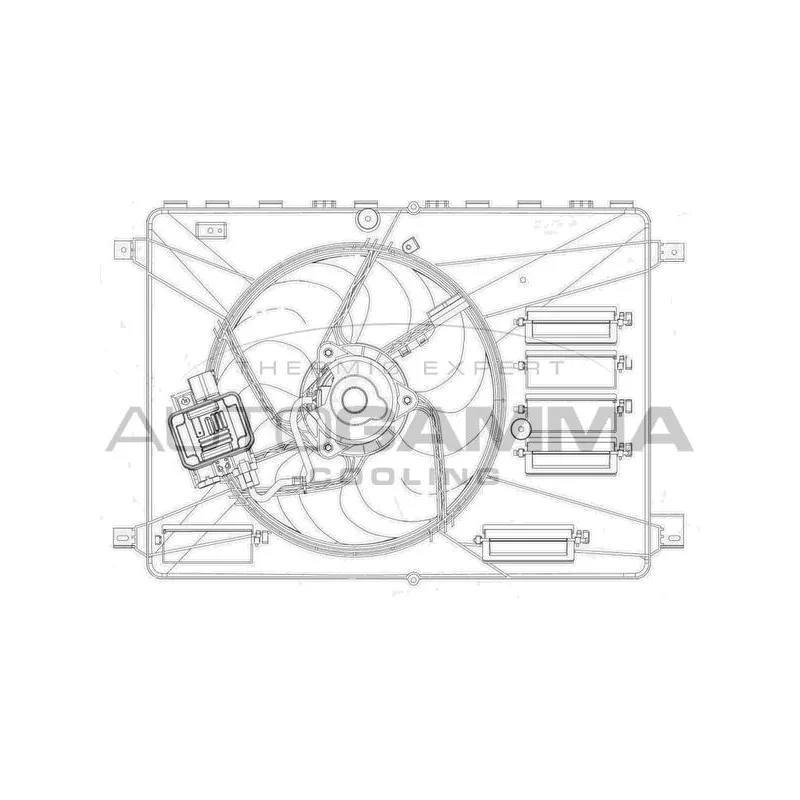 Ventilateur, refroidissement du moteur AUTOGAMMA GA200910