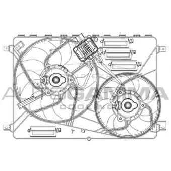 Ventilateur, refroidissement du moteur AUTOGAMMA GA200961