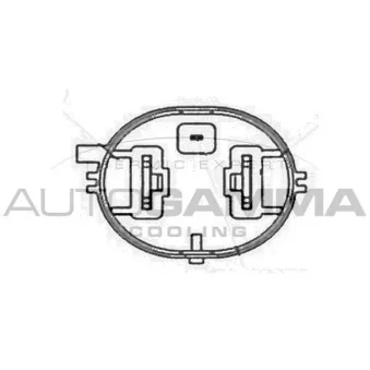 Ventilateur, refroidissement du moteur AUTOGAMMA GA220005