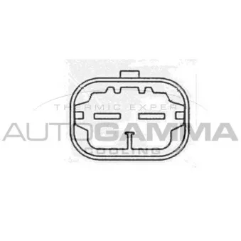 Ventilateur, refroidissement du moteur AUTOGAMMA GA222009