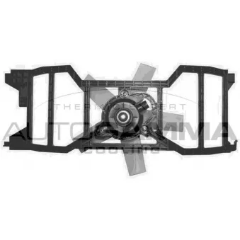 Ventilateur, refroidissement du moteur AUTOGAMMA GA224001