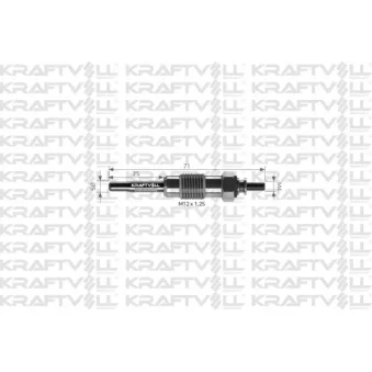 Bougie de préchauffage KRAFTVOLL GERMANY