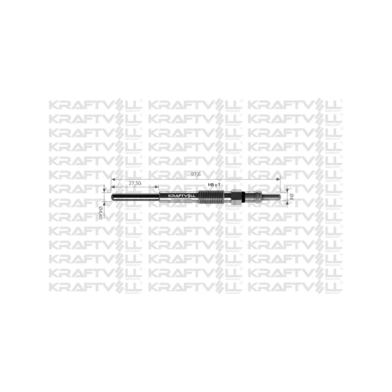 Bougie de préchauffage KRAFTVOLL GERMANY 05030070