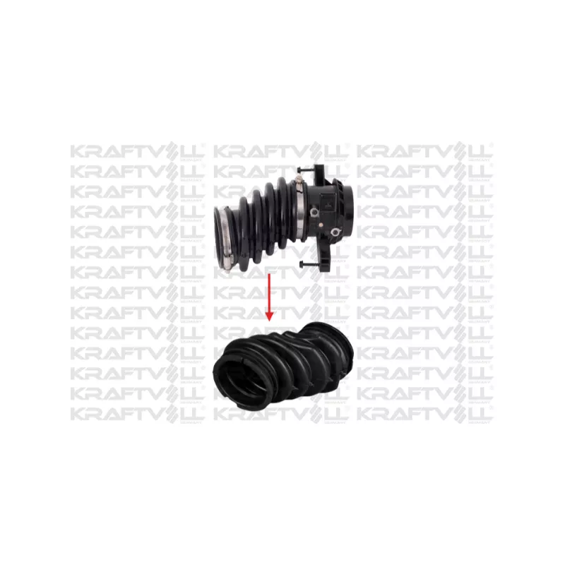 Tuyau d'aspiration, alimentation d'air KRAFTVOLL GERMANY 10032170