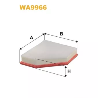 Filtre à air WIX FILTERS WA9966