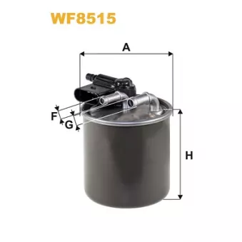 Filtre à carburant WIX FILTERS WF8515
