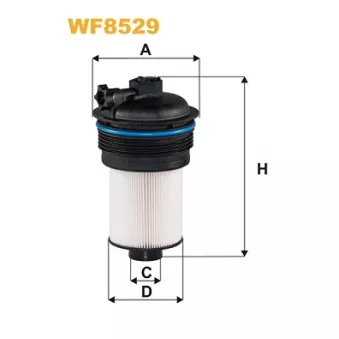 Filtre à carburant WIX FILTERS WF8529