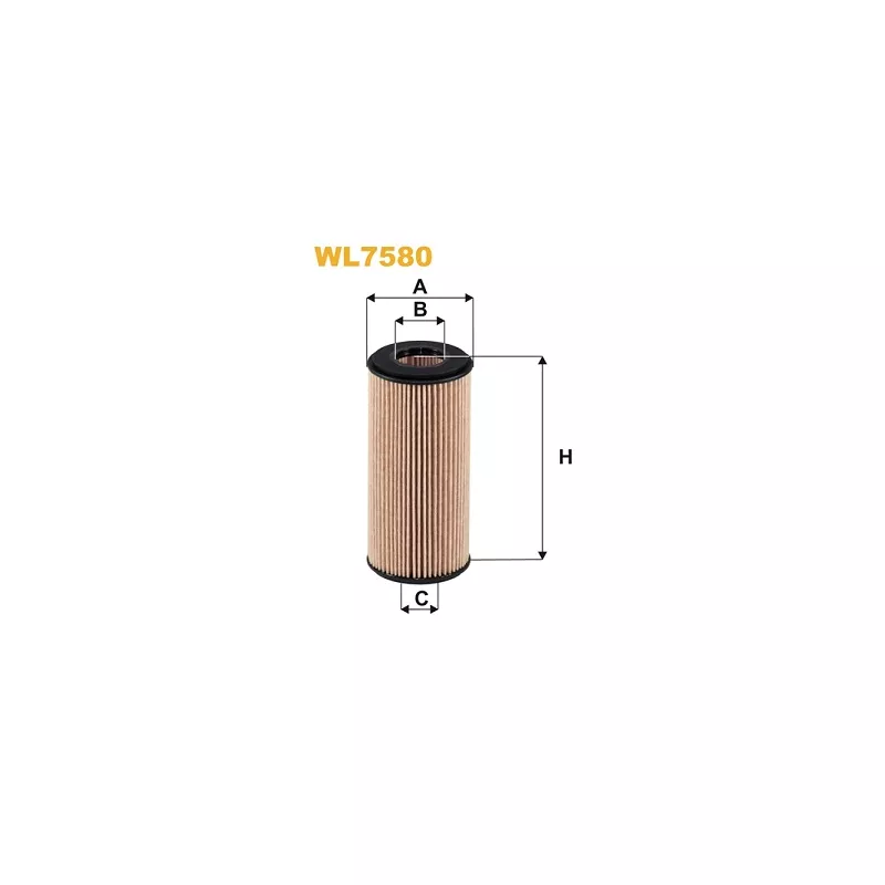 Filtre à huile WIX FILTERS WL7580