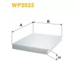 Filtre, air de l'habitacle WIX FILTERS WP2022 - Visuel 1