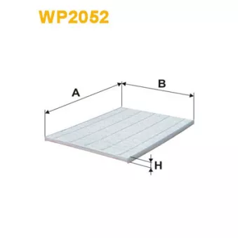 Filtre, air de l'habitacle WIX FILTERS WP2052